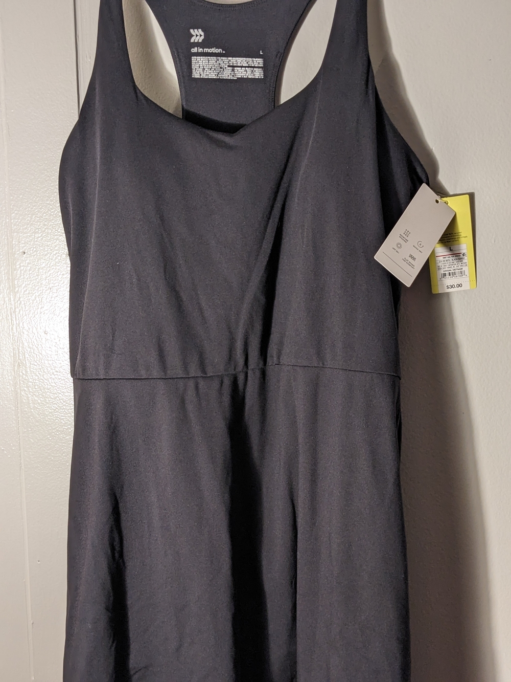 a new day Black Racerback Halter Dress